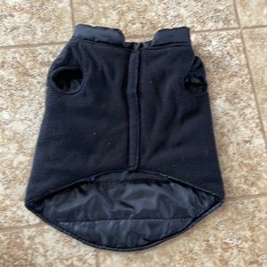 Dog Sweater. Reversible Black And Print. See Pictures For Size. Good Condition.